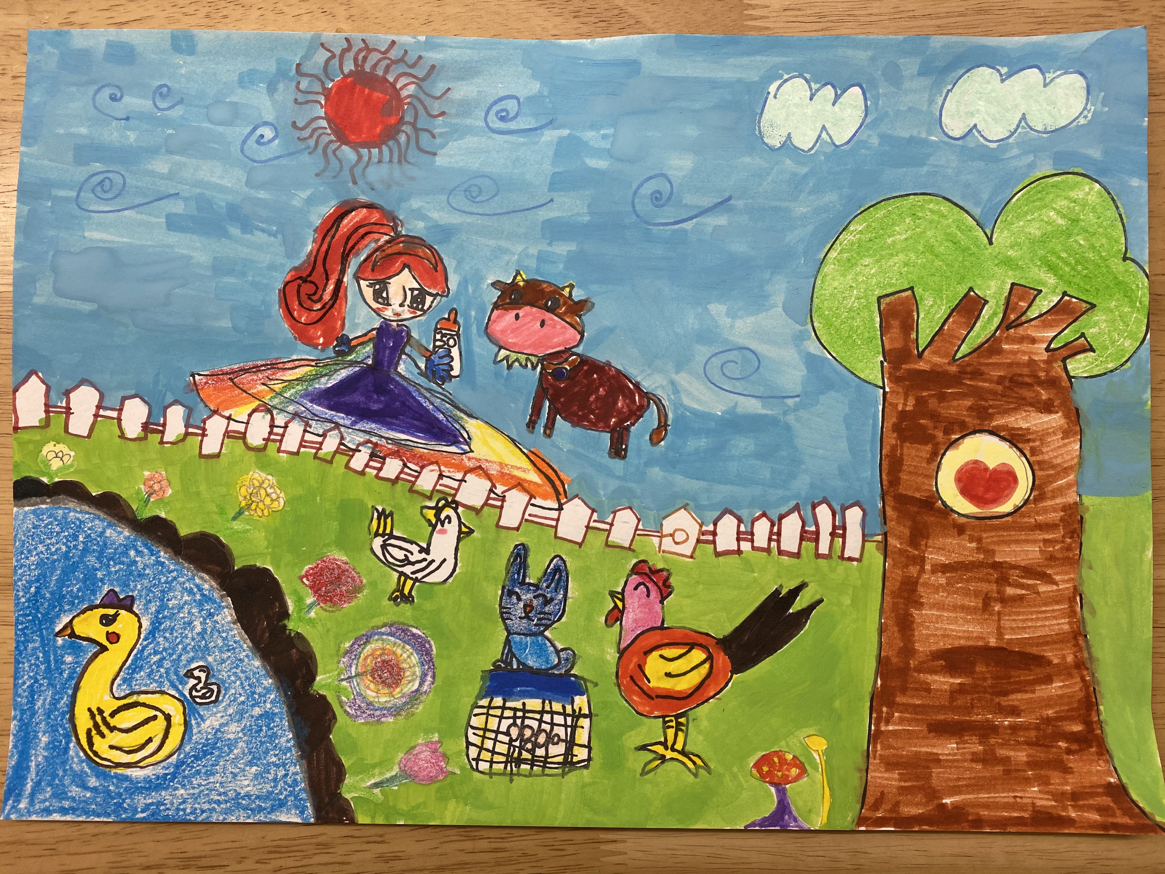 동물친구들아 행복하렴-7세 파장유치원 김지우 어린이