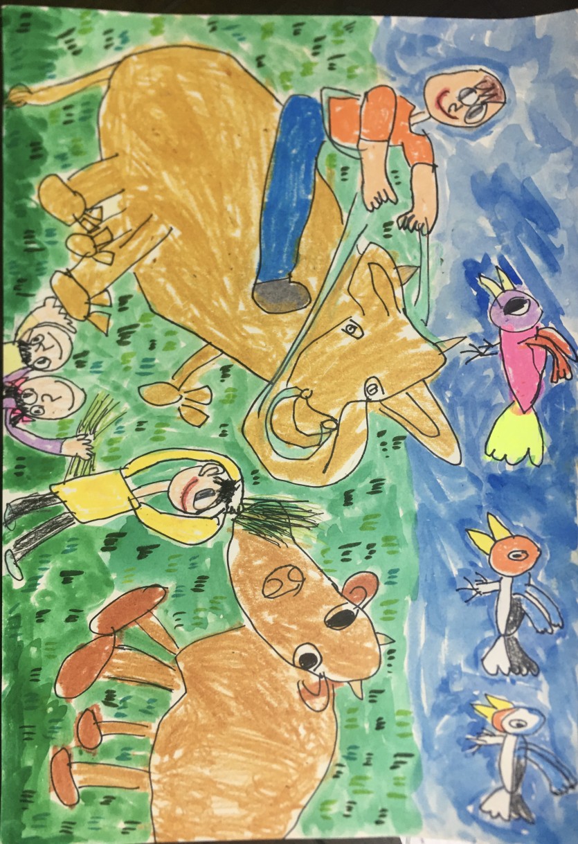 장하준 한우그리기