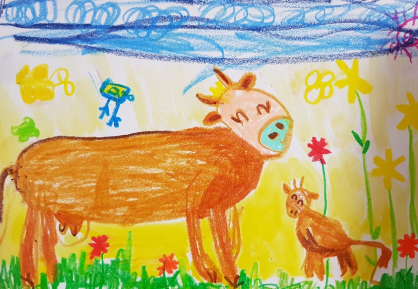 엄마랑 아기송아지