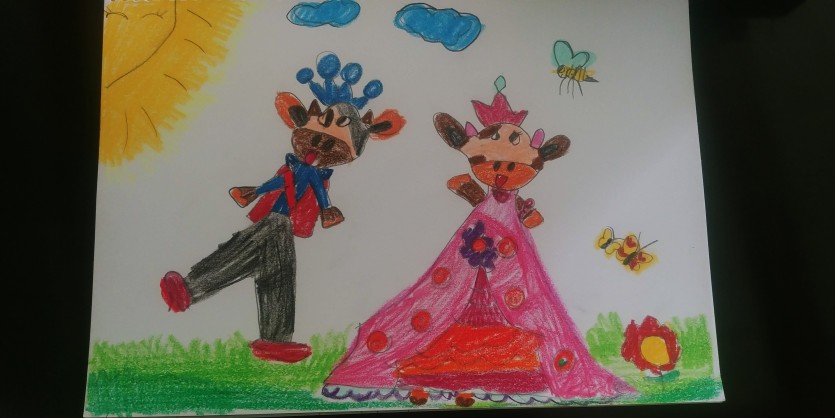 공주님 왕자님소가 산책나왓어요 